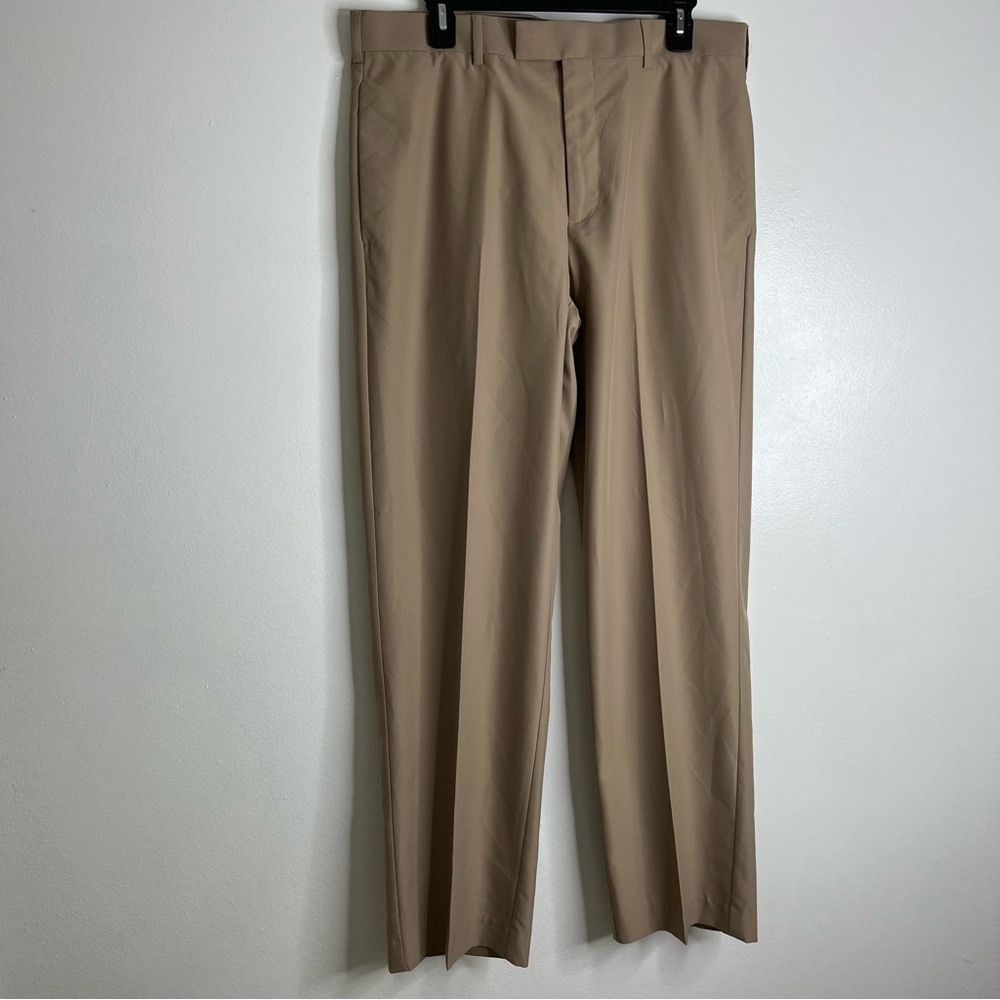 Callaway Golf Pants Mens 35x32 Khaki Performance Stretch Flat Front NWT